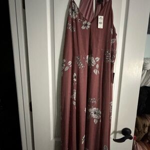 Express Mauve Floral Dress